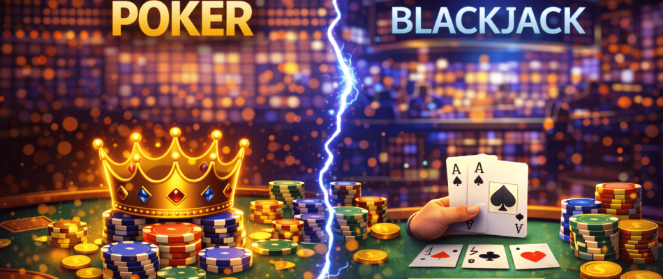 Why Is Blackjack Threatening to Take the Throne from Poker?