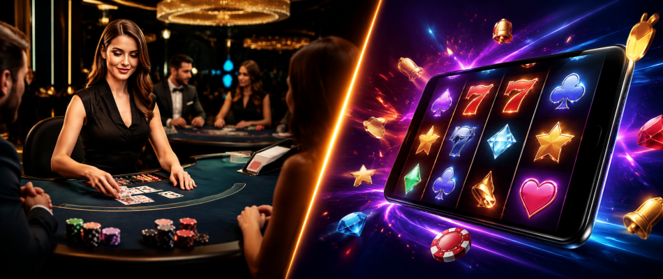 Live Casino vs Online Slots: Immersion Compared